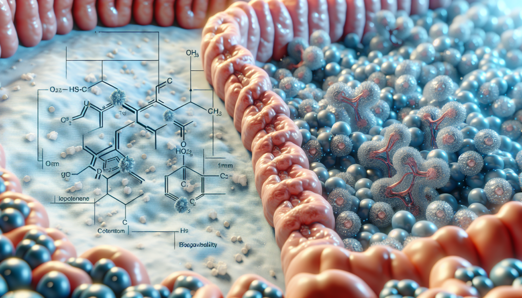 Zinc bioavailability molecular structure and intestinal absorption pathway visualization