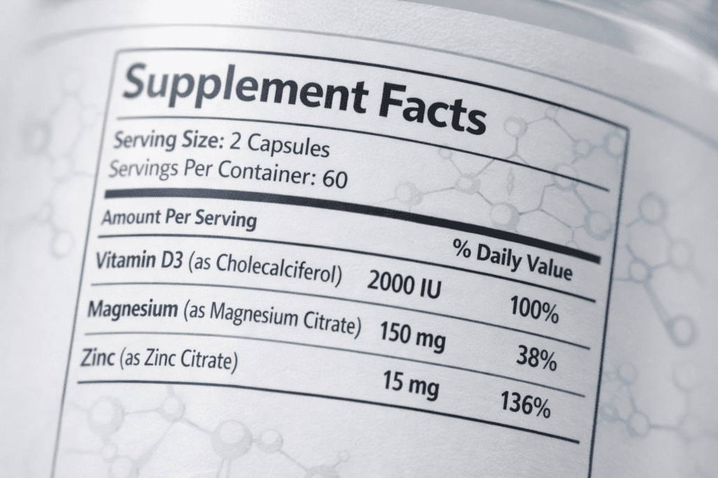 How to Read Supplement Labels: A Complete Guide