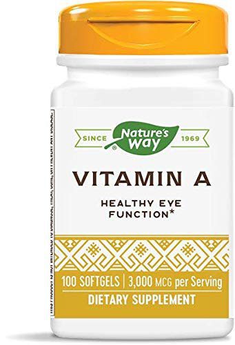 Nature's Way Vitamin A 10,000 IU 100 count, 2 pack