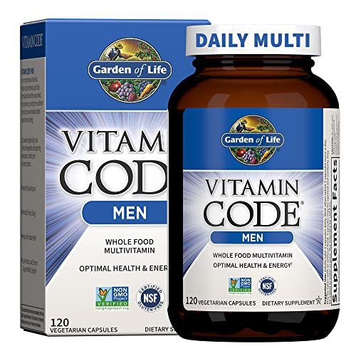 Garden of Life Multivitamin for Men - Vitamin Code Whole Food Multivitamin