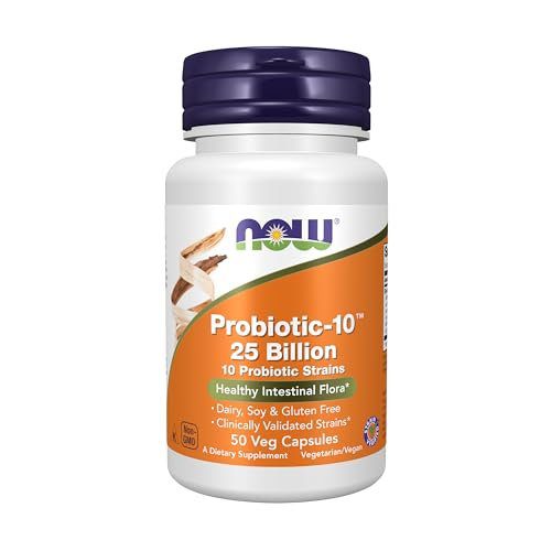 NOW Supplements, Probiotic-10 25 Billion, 50 Veg Capsules