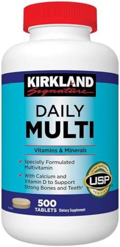 Kirkland Signature Daily Multi, 500 Tablets (3 Pack)