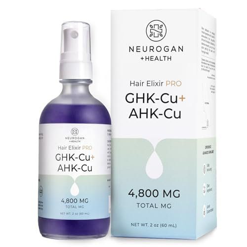 Neurogan GHK-Cu + AHK-Cu Hair Serum Pro - Lightweight Scalp Serum with Dual Copper Peptides - Daily Hair & Scalp Use, Cosmetic Product