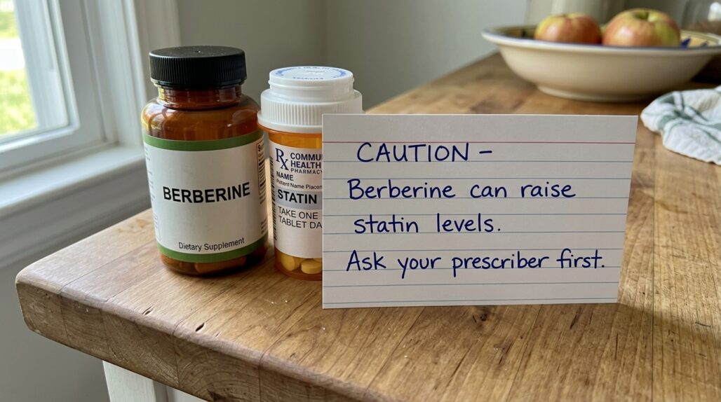 berberine and statins at a glance