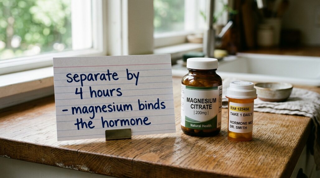 magnesium and levothyroxine at a glance