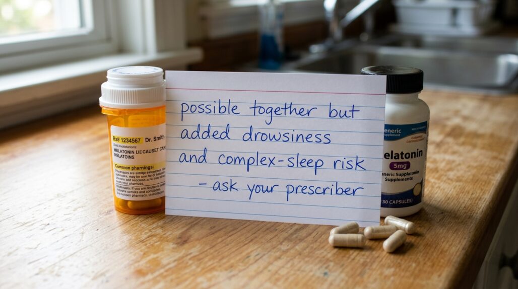 melatonin and ambien at a glance