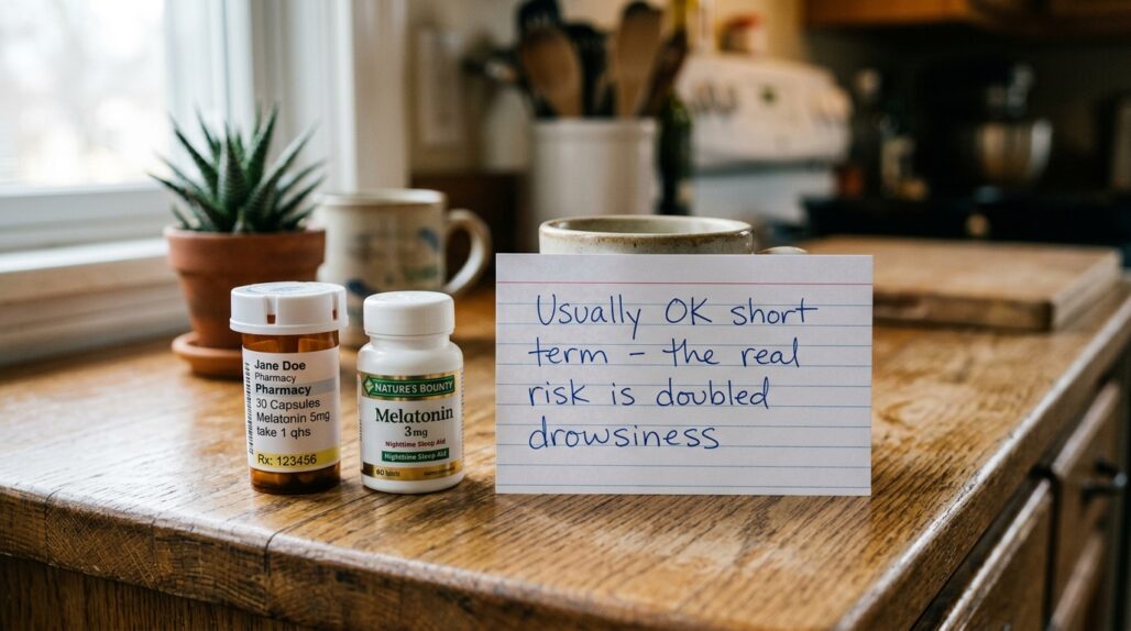 melatonin and xanax at a glance