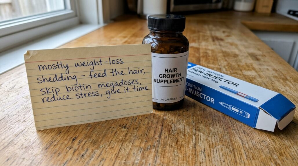 mounjaro hair loss supplements at a glance
