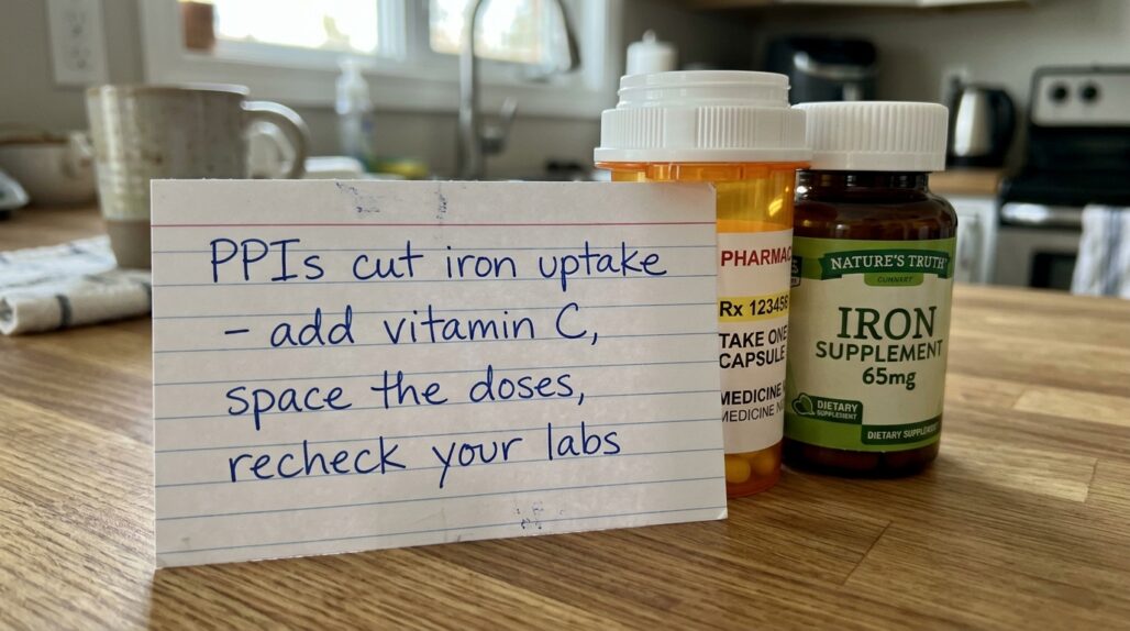 omeprazole iron absorption at a glance