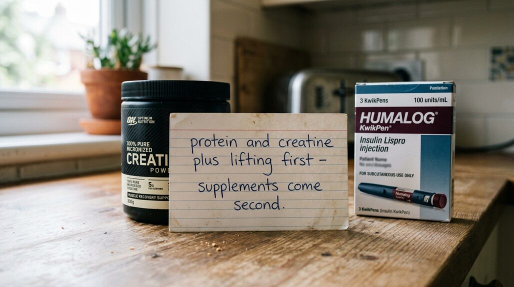 ozempic muscle loss supplements at a glance