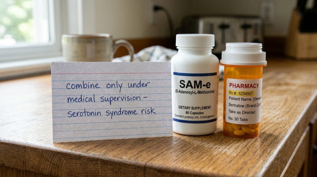 sam e and ssris at a glance