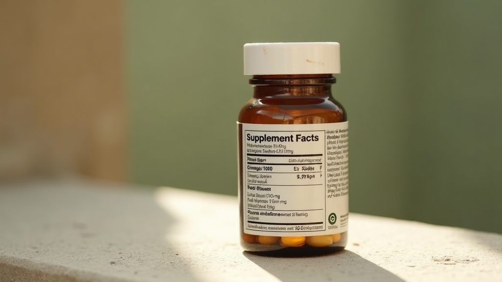 Close-up macro shot of a single B12 supplement bottle with a clearly legible sup