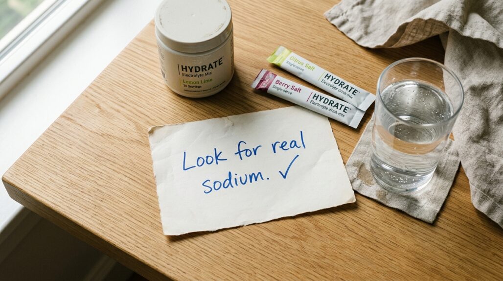 Best Electrolyte Powder: High Sodium, No Sugar, and What Actually Hydrates — bottom line