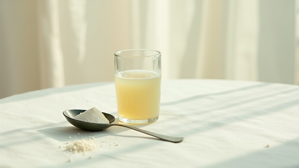 Editorial documentary still-life, top-down on a pale linen surface: a single tal
