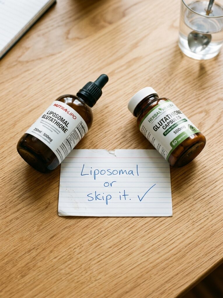 Best Glutathione Supplements: Liposomal vs the Rest (and What Works) — bottom line