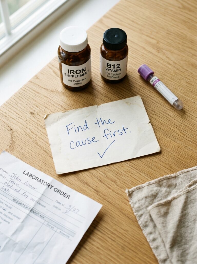 Best Supplements for Anemia: Iron, B12, Folate, and Finding the Cause — bottom line