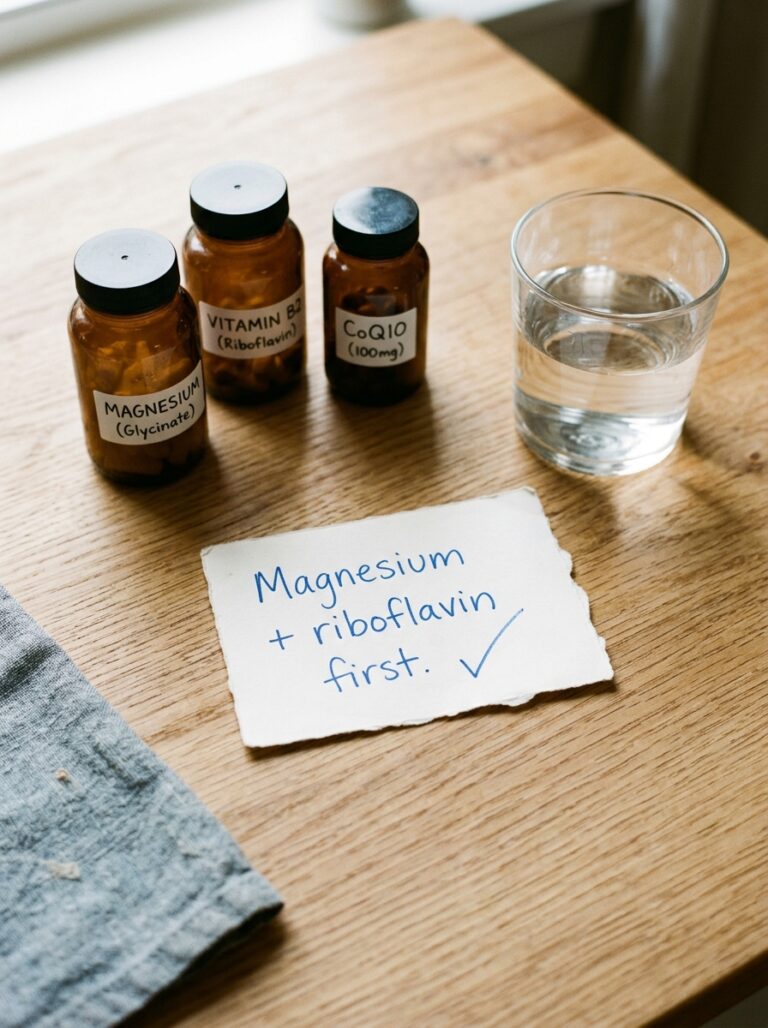 Best Supplements for Migraines: What the Neurology Guidelines Actually Back — bottom line