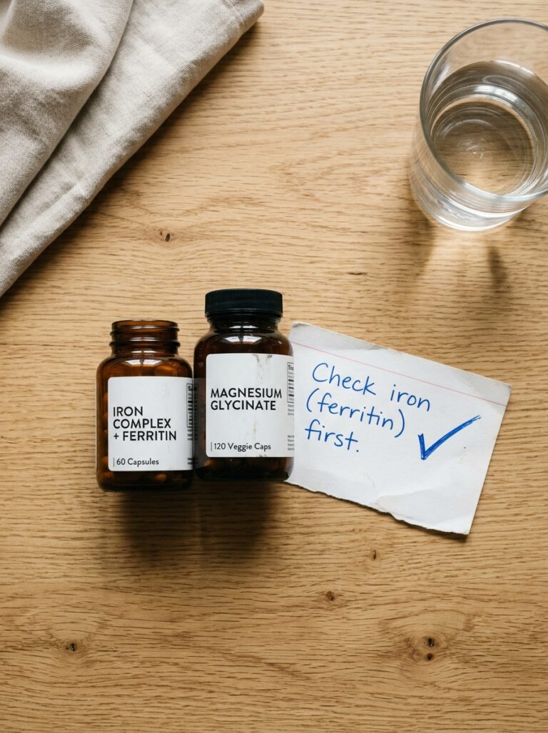 Best Supplements for Restless Legs: Iron, Magnesium, and What the Evidence Says — bottom line
