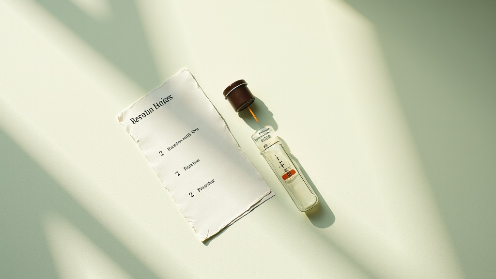 Editorial documentary still-life, top-down on a pale linen surface: a single blo