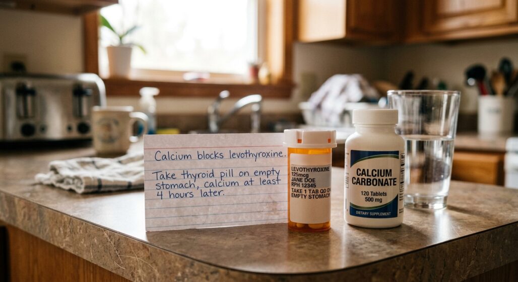 Calcium and Levothyroxine: How Long to Wait (and Why It Matters) — bottom line
