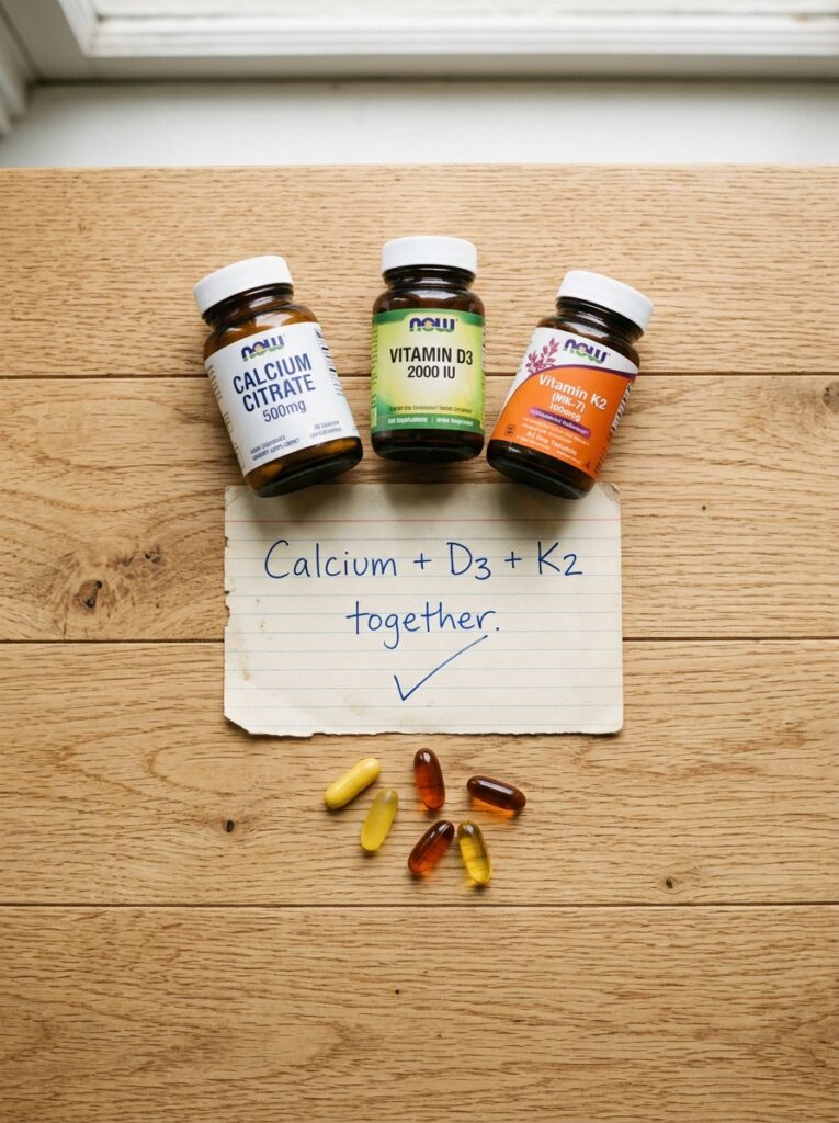 Calcium + D3 + K2: Why the Trio Works Better Together — bottom line