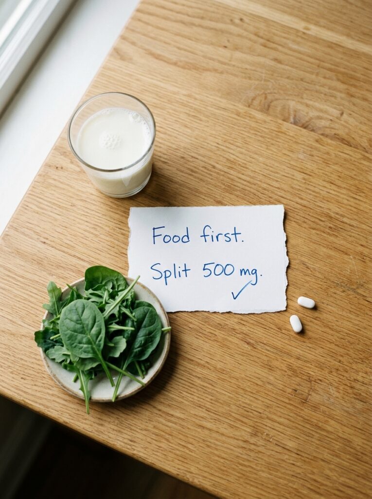 The Complete Guide to Calcium: How Much, Which Form, and From Where — bottom line