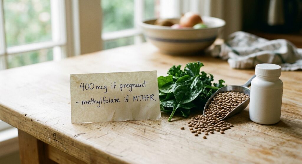 The Complete Guide to Folate: Folic Acid, MTHFR, and Methylfolate Explained — bottom line