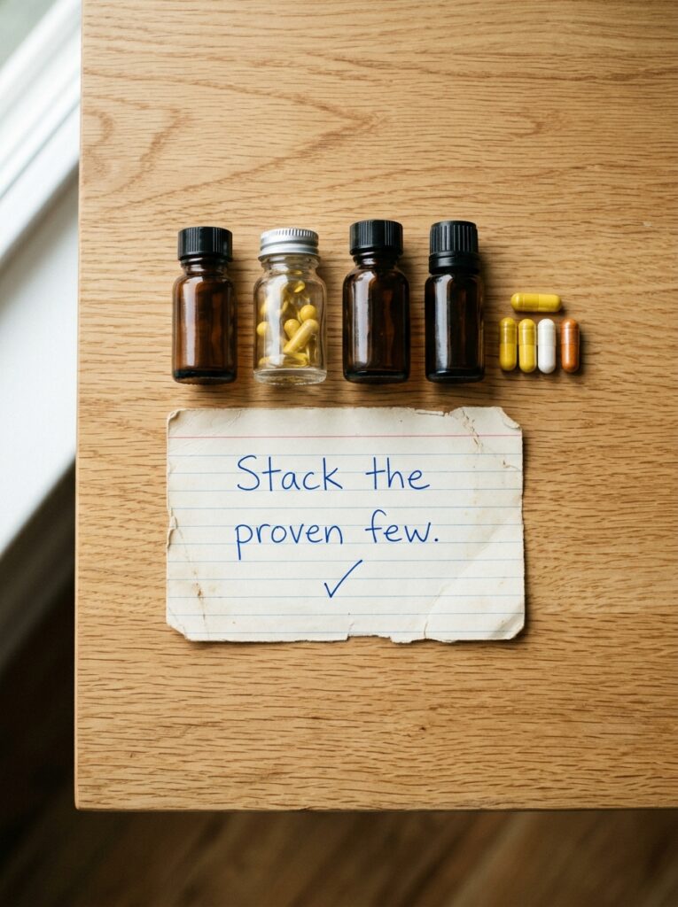 The Complete Guide to Longevity Supplements: What Actually Has Evidence — bottom line