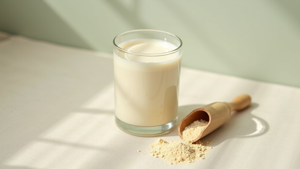Editorial documentary still-life, top-down on a pale linen surface: a clear glas