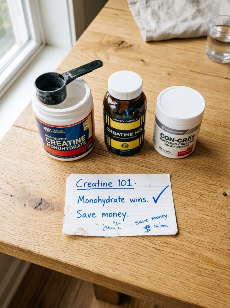 Creatine Monohydrate vs HCl vs Buffered: Which Form Is Worth It? — bottom line