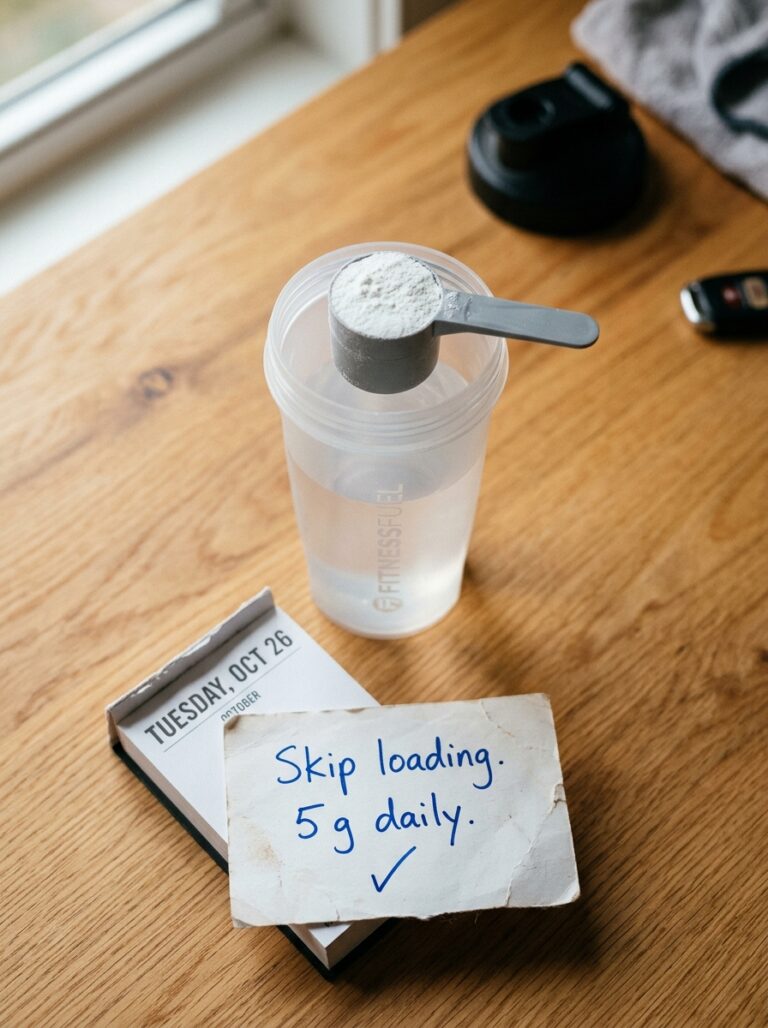 Creatine Timing and Loading: Do You Need a Loading Phase? — bottom line