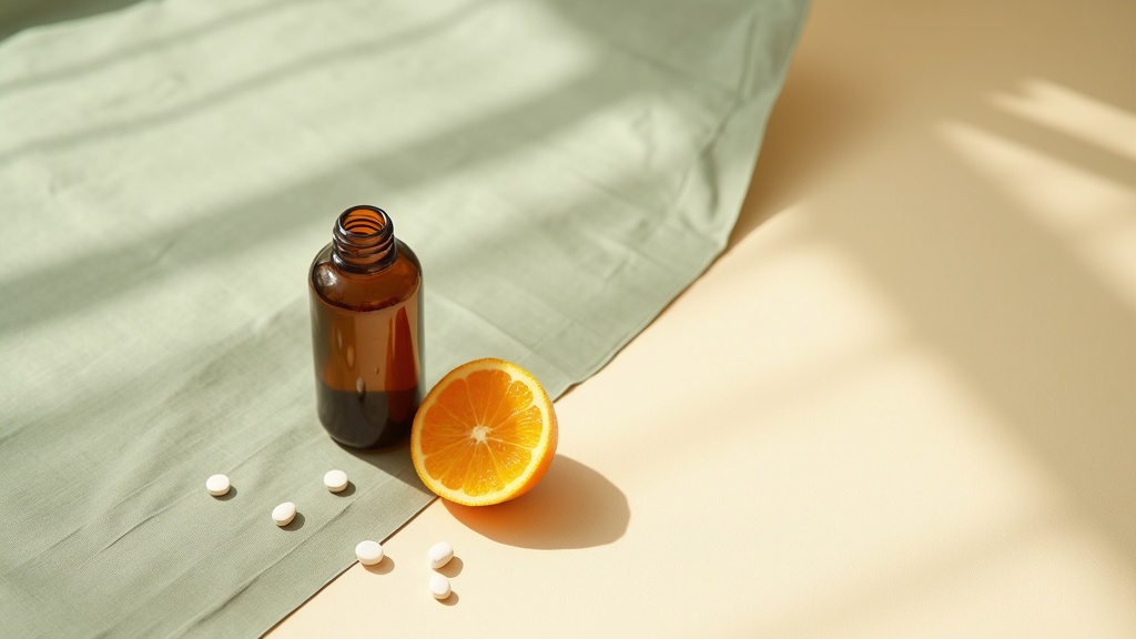 Editorial documentary still-life, top-down on a pale linen surface: a single ope