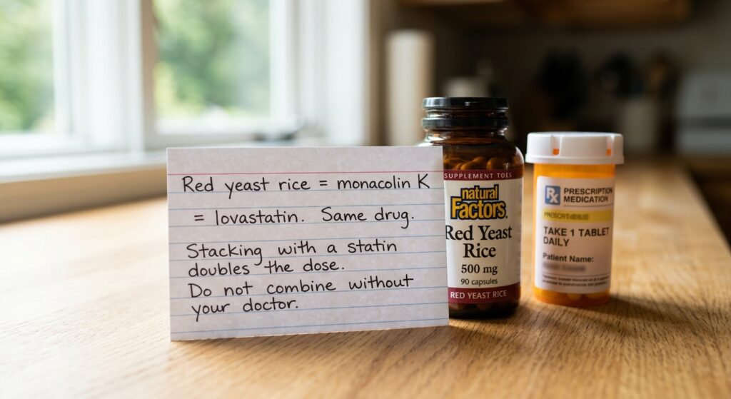 Can You Take Red Yeast Rice With Statins? The Hidden Lovastatin Problem — bottom line
