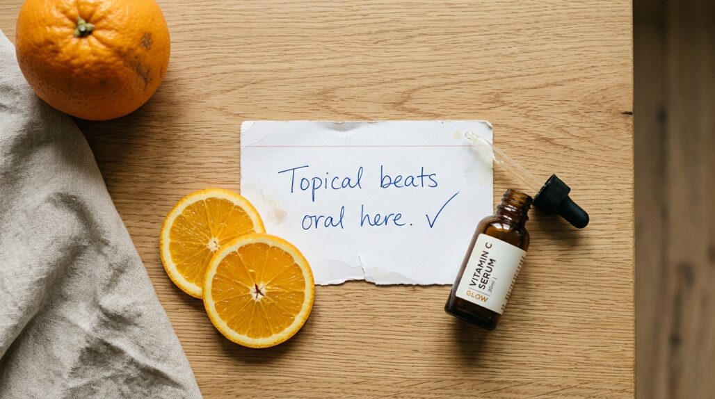 Vitamin C for Skin: Does Oral Vitamin C Actually Do Anything? — bottom line