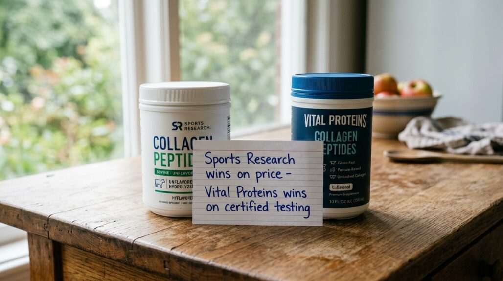 vital proteins vs sports research collagen verdict