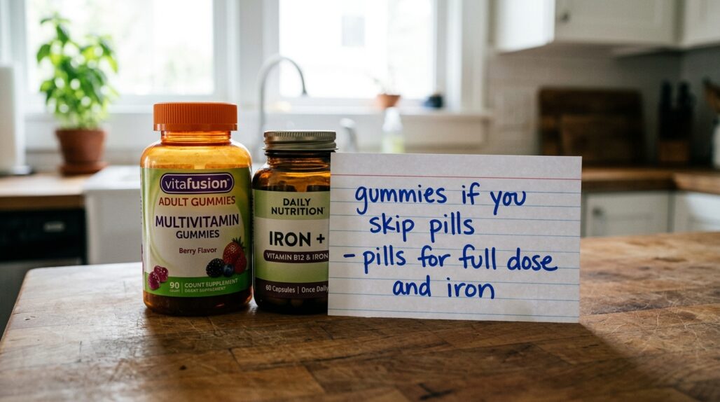 are gummy vitamins as good as pills