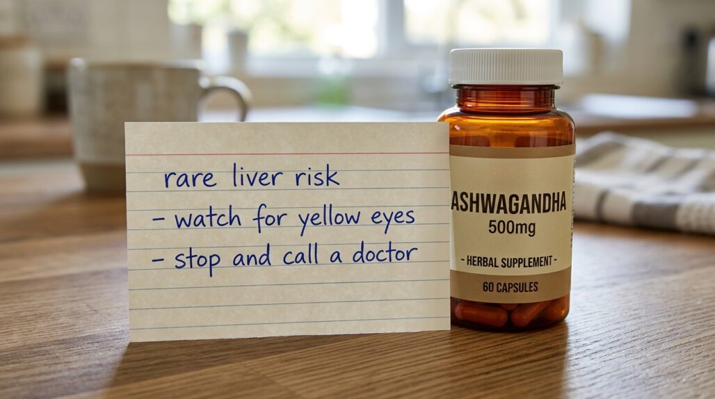 ashwagandha liver safety long term