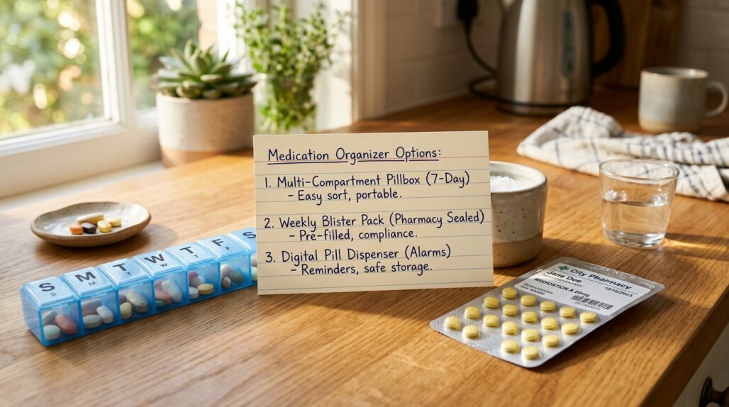 automatic pill dispenser vs blister pack vs pillbox how to choose
