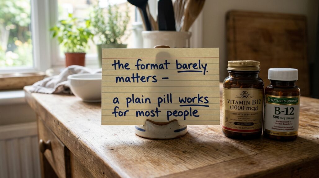 b12 spray vs sublingual vs pill worth it