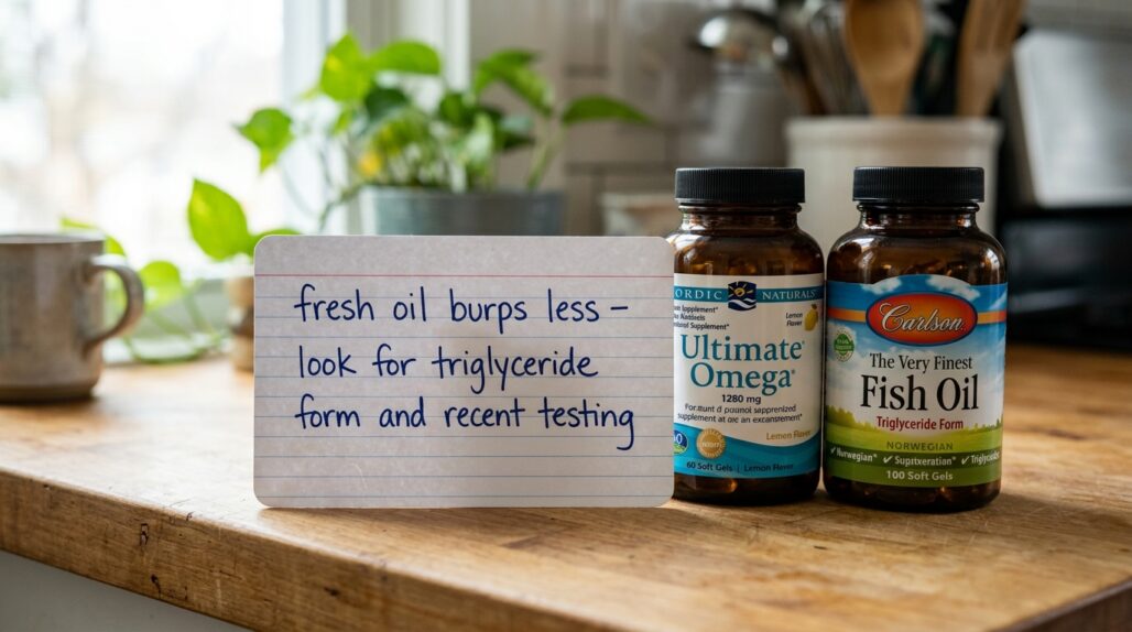 best burpless fish oil no fishy aftertaste verdict