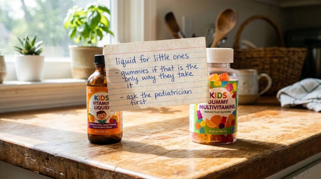 best supplement format for kids gummies vs liquid