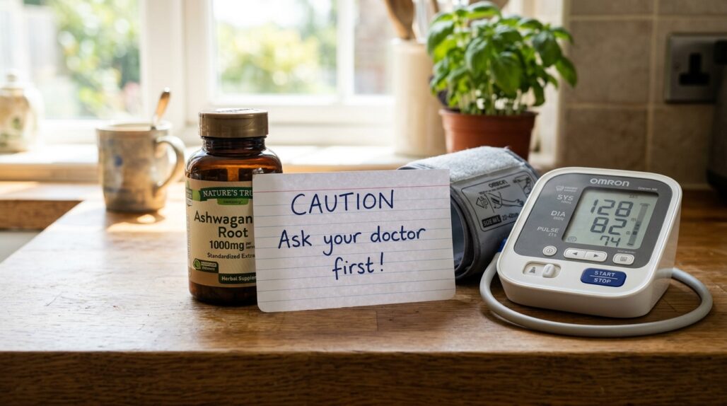 can i take ashwagandha with blood pressure medication