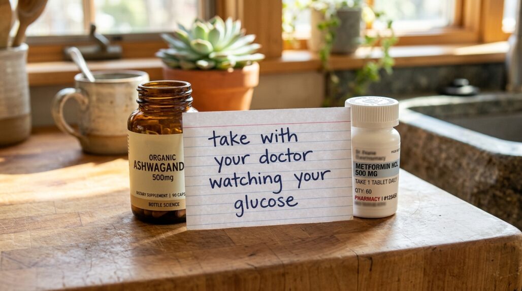 can i take ashwagandha with metformin