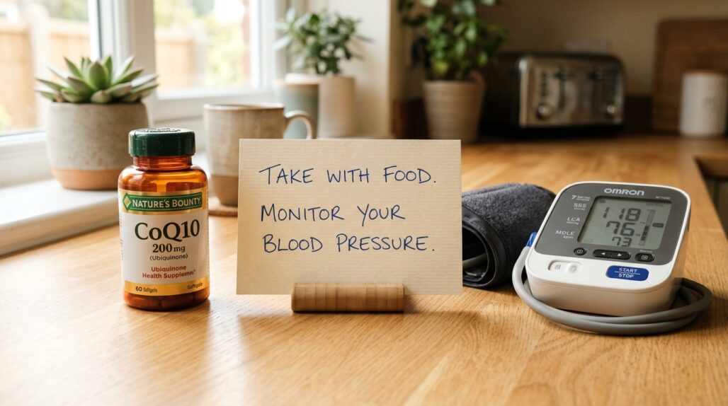 can i take coq10 with blood pressure medication