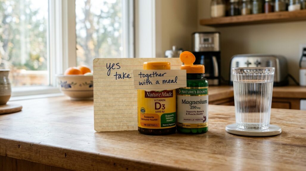 can i take magnesium and vitamin d together