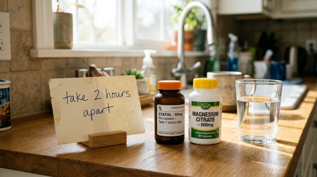 can i take magnesium with statins
