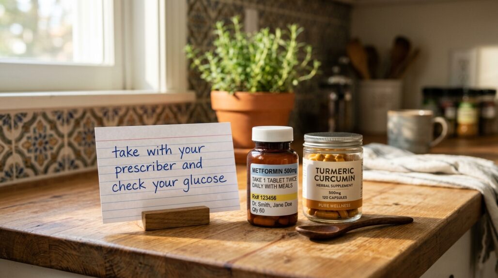 can i take turmeric with metformin