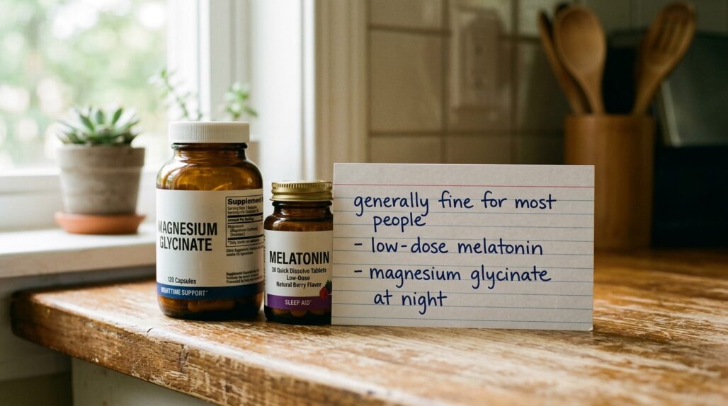 can you take magnesium and melatonin together side effects