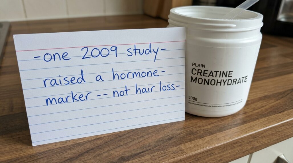 creatine hair loss dht myth