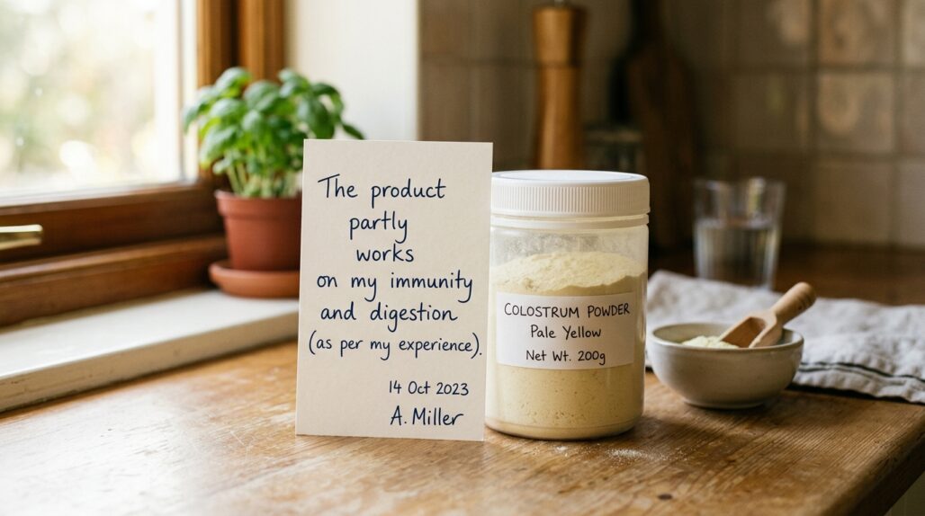 does colostrum actually work verdict